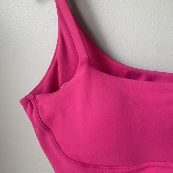 Sage Collective Womens Crop Top Size Extra‎ Large Pink Padded Tank Top Athletic - Picture 6 of 6